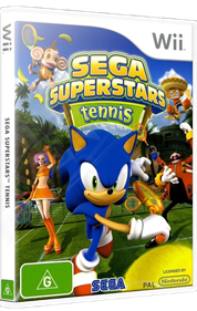 SEGA Superstars Tennis - Box - 3D Image