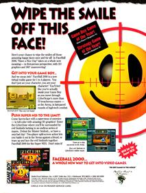 Faceball 2000 - Advertisement Flyer - Front