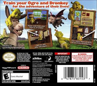 Shrek: Ogres & Dronkeys - Box - Back Image