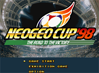 Neo Geo Cup '98: The Road to the Victory - Screenshot - Game Title Image