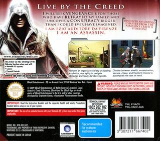 Assassin's Creed II: Discovery - Box - Back Image
