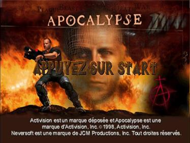 Apocalypse - Screenshot - Game Title Image