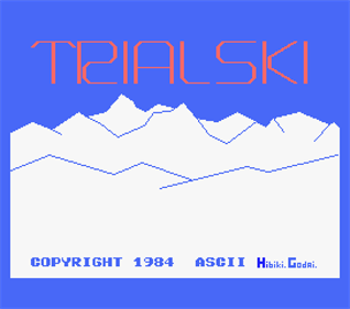 Trial Ski - Screenshot - Game Title Image