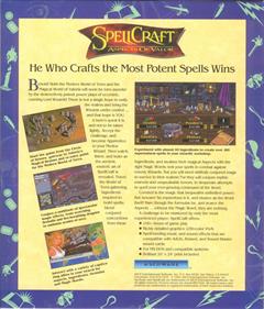 SpellCraft: Aspects of Valor - Box - Back Image