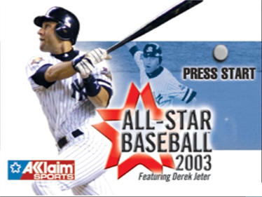 All-Star Baseball 2003 - Screenshot - Game Title Image