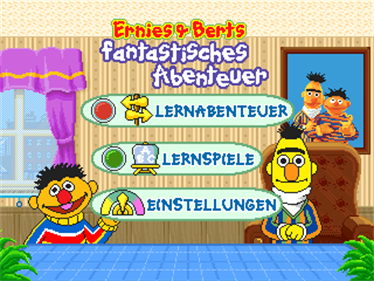 Bert & Ernie's Imagination Adventure - Screenshot - Game Title Image