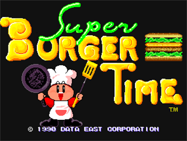 Super Burger Time - Screenshot - Game Title Image