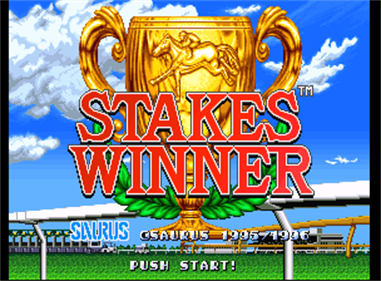 Stakes Winner - Screenshot - Game Title Image