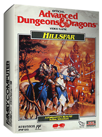 Advanced Dungeons & Dragons: Hillsfar - Box - 3D Image