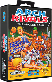 Arch Rivals: The Arcade Game - Box - 3D Image