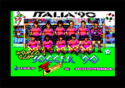 World Cup Soccer: Italia '90  - Screenshot - Game Title Image