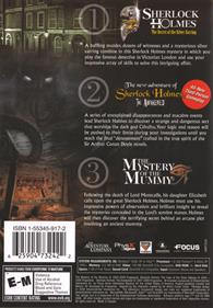 Sherlock Holmes: Chronicles - Box - Back Image