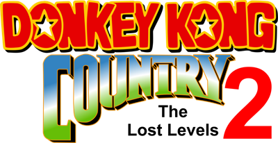 Donkey Kong Country 2: The Lost Levels - Clear Logo Image