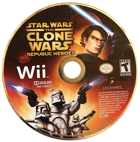Star Wars: The Clone Wars: Republic Heroes - Disc Image