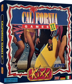 California Games II - Box - 3D Image