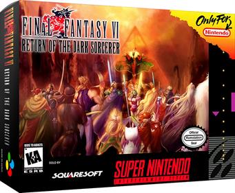 Final Fantasy VI: Return of the Dark Sorcerer - Box - 3D Image