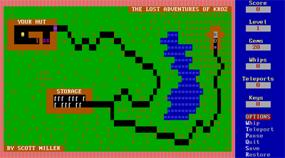 Lost Adventures of Kroz - Screenshot - Gameplay Image
