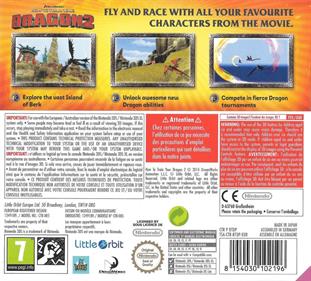 How to Train Your Dragon 2 - Box - Back Image