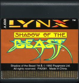 Shadow of the Beast - Cart - Front Image