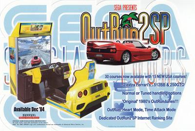 OutRun 2 Special Tours - Advertisement Flyer - Front Image