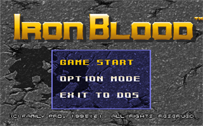Iron Blood - Screenshot - Game Title Image