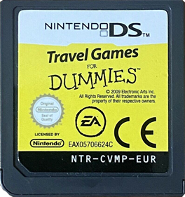 Travel Games for Dummies - Cart - Front Image