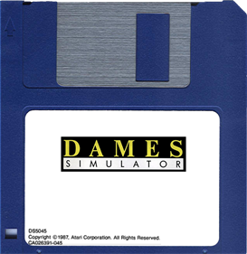 Dames Simulator - Fanart - Disc