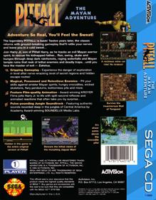 Pitfall: The Mayan Adventure - Fanart - Box - Back Image