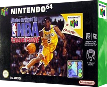 Kobe Bryant in NBA Courtside - Box - 3D Image