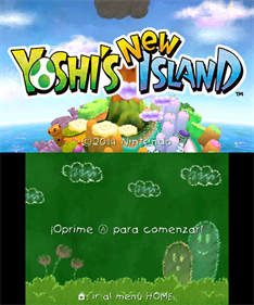 Yoshi's New Island - Screenshot - Game Title Image