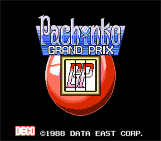 Pachinko Grand Prix - Screenshot - Game Title Image