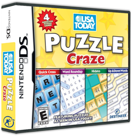 USA Today Puzzle Craze - Box - 3D Image