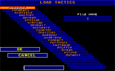 Kick Off 2: Winning Tactics - Screenshot - Game Select Image