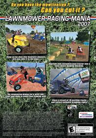 Lawnmower Racing Mania 2007 - Box - Back Image