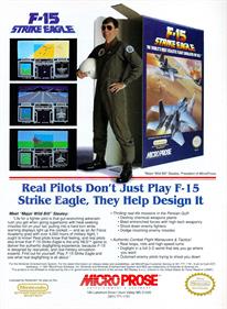 F-15 Strike Eagle - Advertisement Flyer - Front Image
