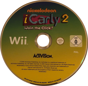 iCarly 2: iJoin the Click! - Disc Image