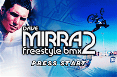 Dave Mirra Freestyle BMX 2 - Screenshot - Game Title Image