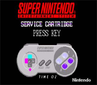 SNES Burn-in Test Cartridge - LaunchBox Games Database