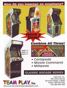 Centipede / Millipede / Missile Command