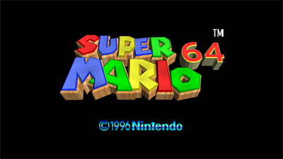 Super Mario 64 - Screenshot - Game Title Image