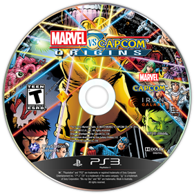 Marvel vs. Capcom Origins - Fanart - Disc Image