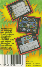 World Soccer - Box - Back Image