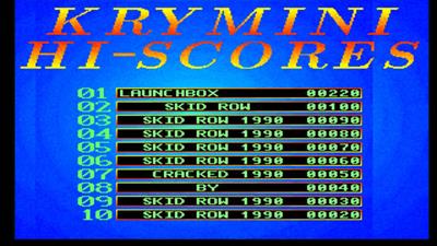 Krymini - Screenshot - High Scores Image