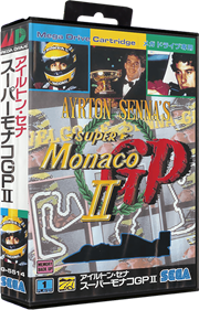 Ayrton Senna's Super Monaco GP II - Box - 3D Image