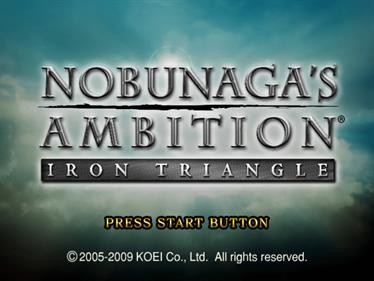 Nobunaga's Ambition: Iron Triangle - Screenshot - Game Title Image