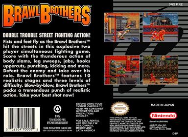 Brawl Brothers - Box - Back Image