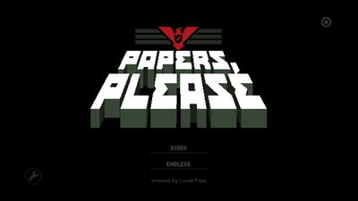 Papers, Please - Screenshot - Game Title Image