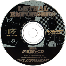 Lethal Enforcers - Disc Image
