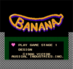 Banana - Screenshot - Game Title