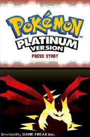 Pokémon Platinum Version - Screenshot - Game Title Image